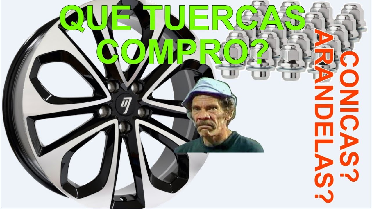QUE TUERCAS COMPRAR PARA MIS AROS RINES? APRENDE TODO SOBRE TUERCAS EN 3 MINUTOS! FÁCIL DE ENTENDER!